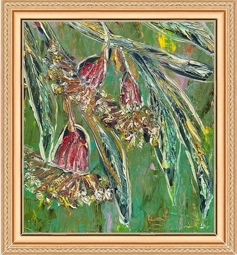 Eucalyptus Soul - Peaceful Botanical Framed Painting For Natural Interior Vibe - Picture 2 of 21