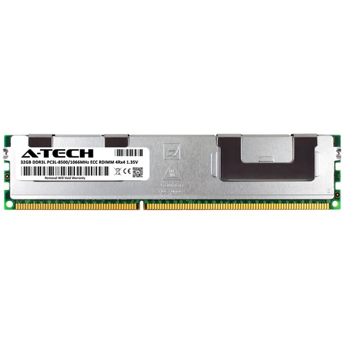 32GB DDR3 PC3-8500R RDIMM Kingston KTM-SX310QLV/32G Equivalent Server Memory RAM - Picture 2 of 5
