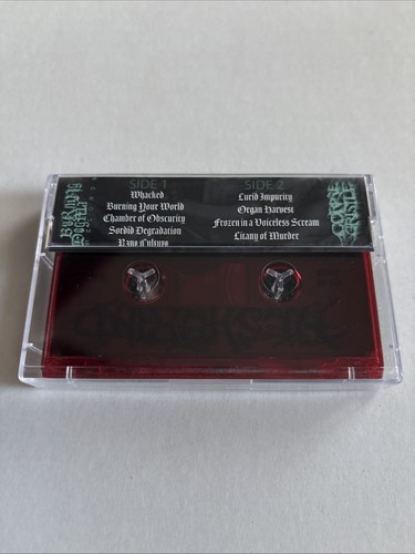 Fleshgrind – Destined For Defilement Cassette Burning Dogma Corpse Gristle - Imagen 2 de 2