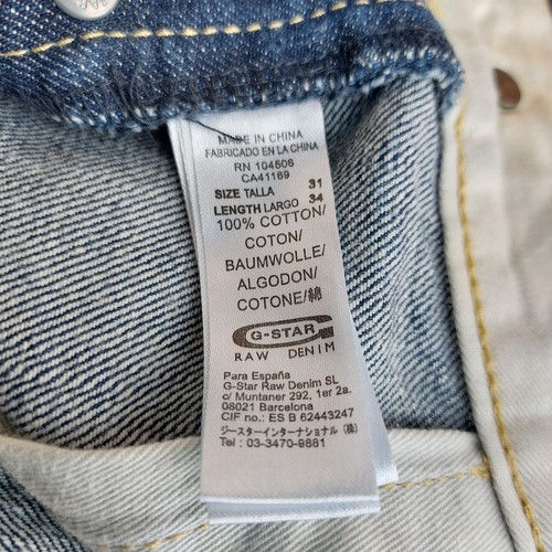 G-STAR ROW 96 ELWOOD 5620 size 31 length 34 Herren Jungen Jeans blau ungetragen! - Bild 8 von 14