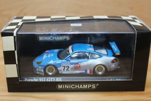 1/43 PORSCHE 911 GT3 RS Le Mans 2002 n°72 Minichamps