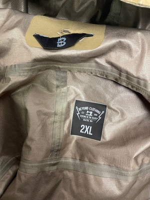 BEYOND CLOTHING A6 Rain Jacket Coyote | bjland.ws