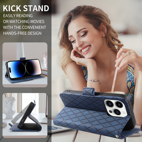 For Motorola E13 G24 G34 Edge 40 Wallet Case Flip Leather Card Phone Case Cover - Picture 42 of 56