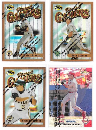 Topps Finest Baseball Refractor Parallel Inserts - Various Years - You Pick - Picture 26 of 57