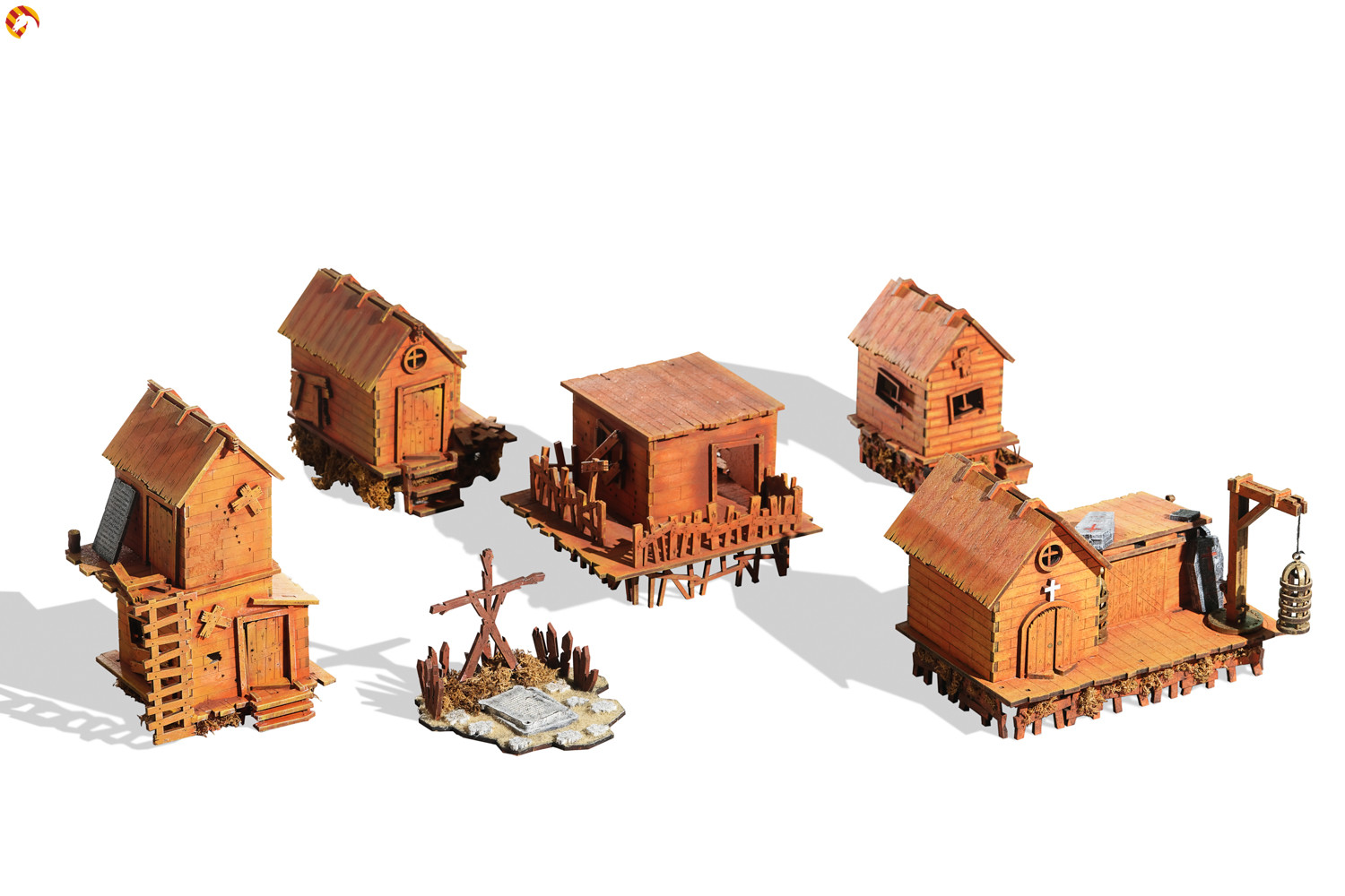 Wargaming terrain Swamp Village - 28mm (1 35) scenery Age of Sigmar, Malifaux Wargaming terrain Swamp Village - 28mm (1 35) scenery Age of Sigmar, Malifaux
