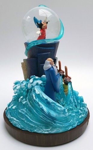Disney Store Fantasia 80th Anniversary Snow Globe Sorcerers Apprentice Ltd Edtn - Picture 5 of 21