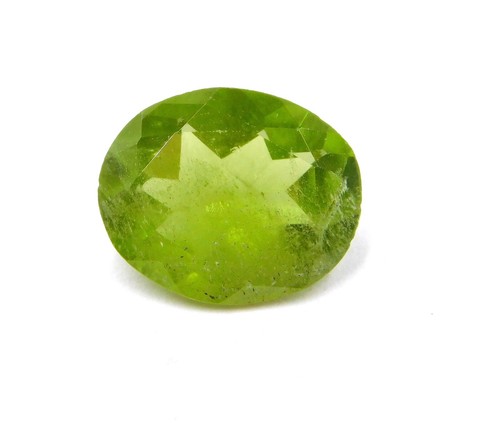 9X11 MM Natural Peridot Oval Cut Loose Gemstone 3 Cts 1 Pcs For Jewelry P-2761 - Picture 4 of 8