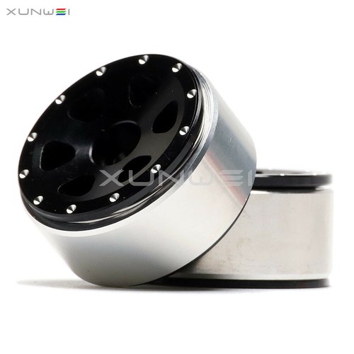 4pcs 6Hole 1.0 inch aluminum Beadlock CNC Wheel Rim for 1/24th RC Axial SCX24 - Picture 5 of 16