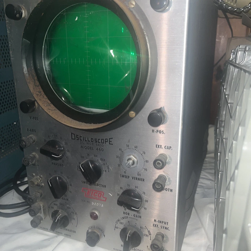EICO Model 460 Oscilloscope DC Wide Band REFURBISHED With Og BOOK CODE RARE - Image 4 of 4