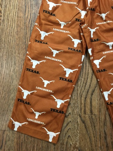 New NWT Texas Longhorns Pajama Pants PJs Youth Boys Size 4 - Picture 3 of 9
