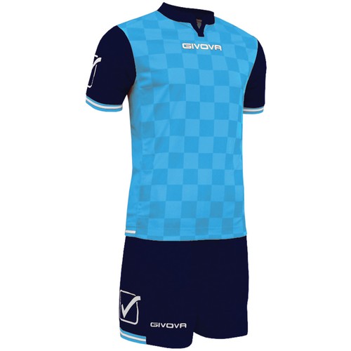 Givova Competition FULL Football m Club Kit Strip SkyNavy Givova Competition FULL Football m Club Kit Strip SkyNavy