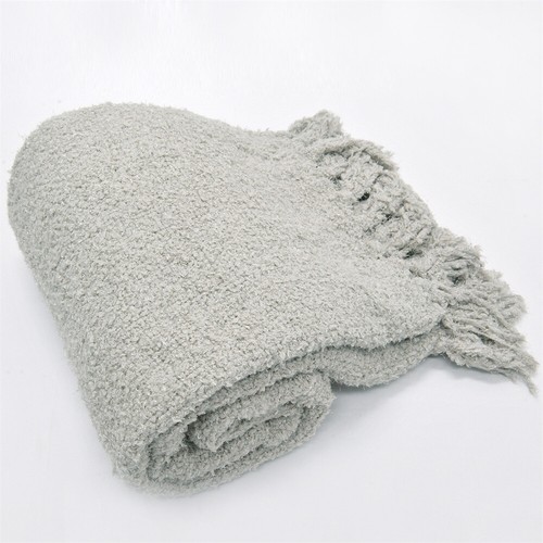 Coperta soffice accogliente con nappe per divano casale boho coperte regalo - Foto 18 di 95
