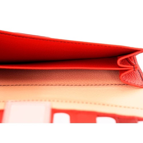 NUEVO $830 ALEXANDER MCQUEEN Cuero Rosa Plata Calavera Continental CARTERA LARGA NUEVA CON ETIQUETAS - Imagen 10 de 19