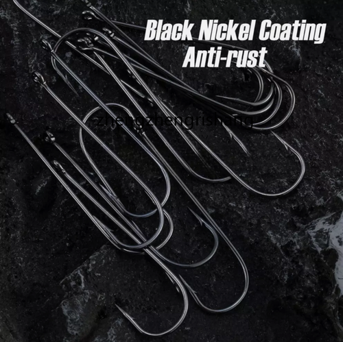 100x Aberdeen Hooks Long Shank Light Wire Fishing Hook Live Bait Hook Freshwater - Picture 15 of 33