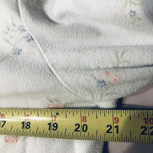 Earth Angels Pajamas Womens Sz M Light Blue Two Piece Pajama Set Rose & Paisley - Picture 5 of 9