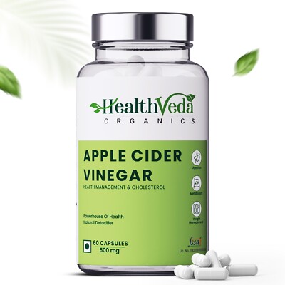 Health Veda Organics Apple Cider Vinegar Supplements