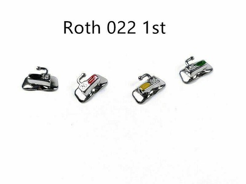 Tubos bucales de ortodoncia dental soporte molar marcado color Roth/MBT 022 1a/2a - Imagen 24 de 32