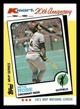 1982 Topps Kmart 20th Anniversary Pete Rose HOF #24 NM-MINT