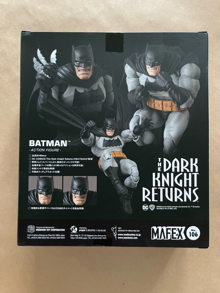 MAFEX No.106 Batman El Caballero Oscuro Regresa NUEVO DC Comics Juguete Medicom Foto 2 de 4
