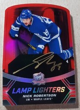 2020-21 The Cup Lamp Lighters Nick Robertson Auto RC Maple Leafs Autograph