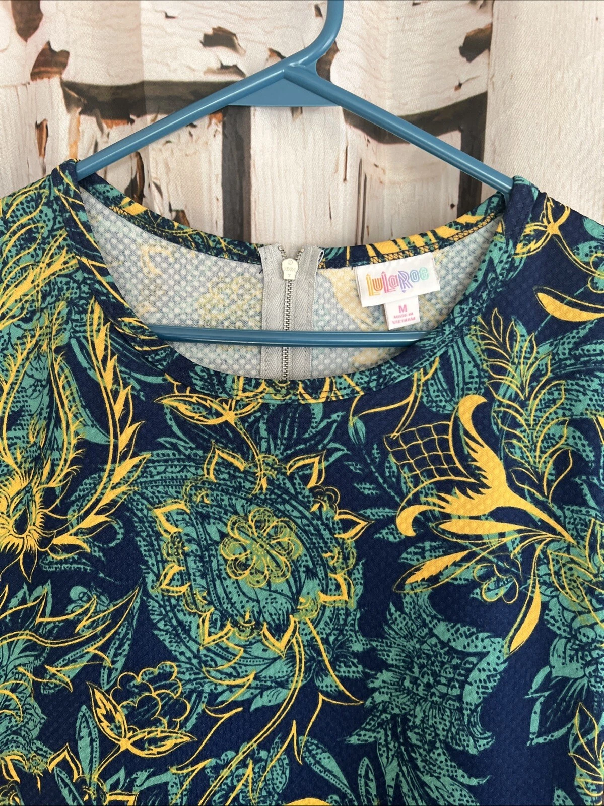 VETEMENTS abito lularoe amelia medio colorato linea A elasticizzato tasche