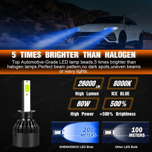 For Honda CR-V 2005 2006 CRV 4x Combo LED Headlight High Low Beam 8K Bulbs Kits - Picture 9 of 12