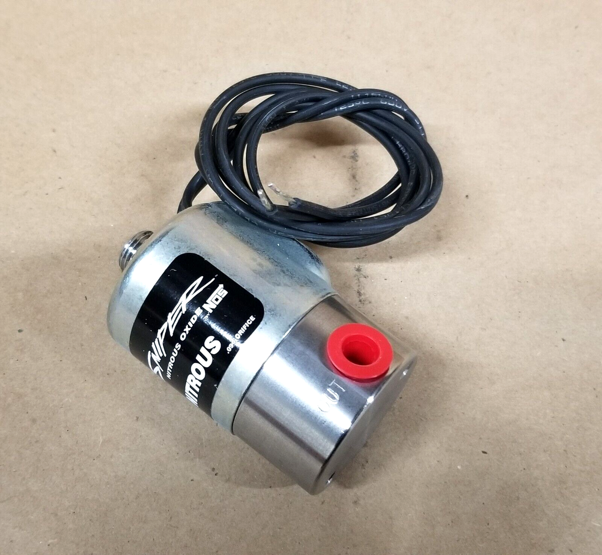 NOS Nitrous Oxide Sniper Nitrous Solenoid 18018NOS NOS Nitrous Oxide Sniper Nitrous Solenoid 18018NOS