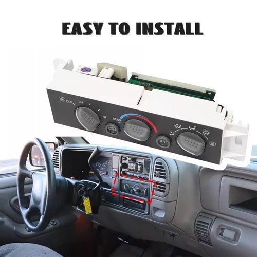 HVAC A/C Heater Control Panel Switch for 1996-1999 Truck C1500 C2500 C3500 K1500 - Picture 6 of 15