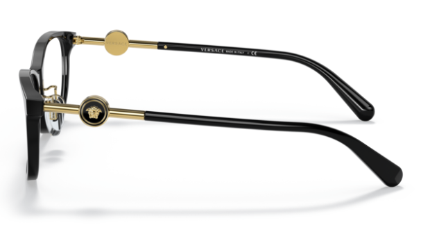 VERSACE スクエアフレムメカネ 0VE3297D GB1 Versace 0VE3297D GB1 Black Square Eye Women's Eyeglasses | eBay