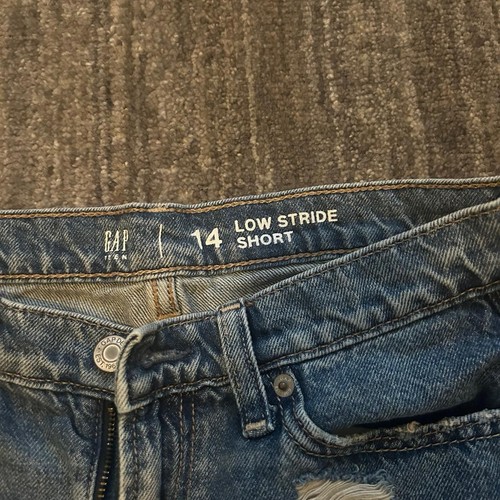 Gap Women's Blue and Navy Shorts - Picture 3 of 3