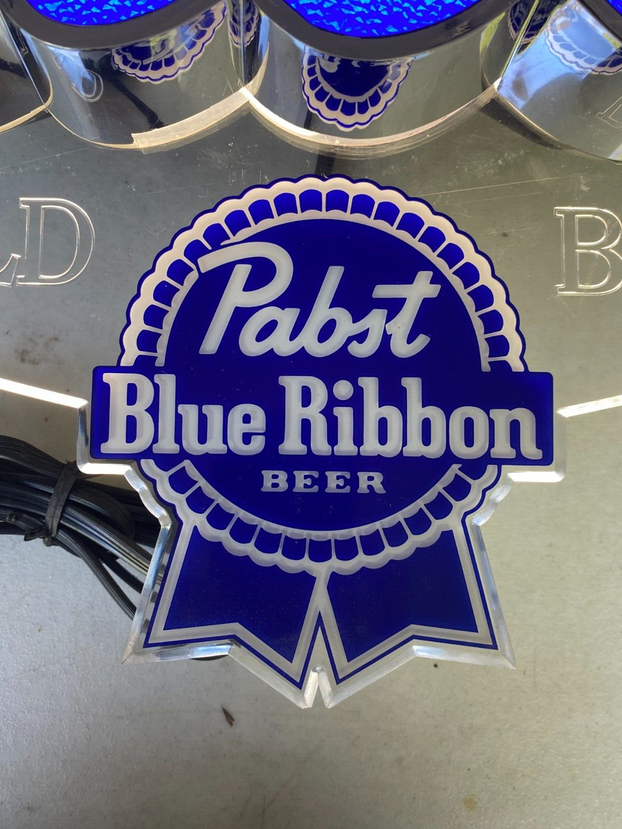 レア⭐︎ビンテージPabstBlueRibbonライトサイン テンダーロイン Vintage Pabst Blue Ribbon Beer Lighted Light Jewelry Sign PBR | eBay