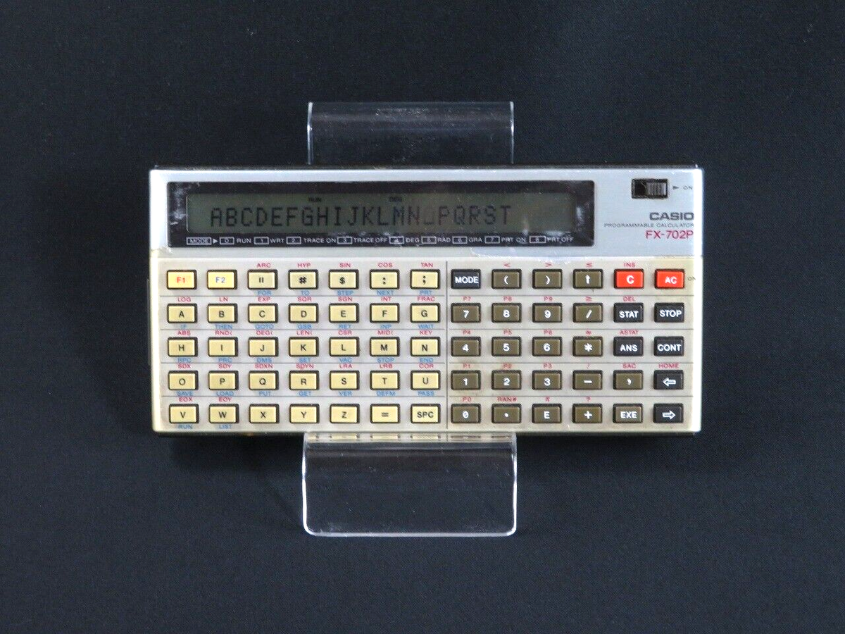 その他 CASIO - CASIO FX-702P CASIO FX-702P (Pocket Computer) With battery Program in