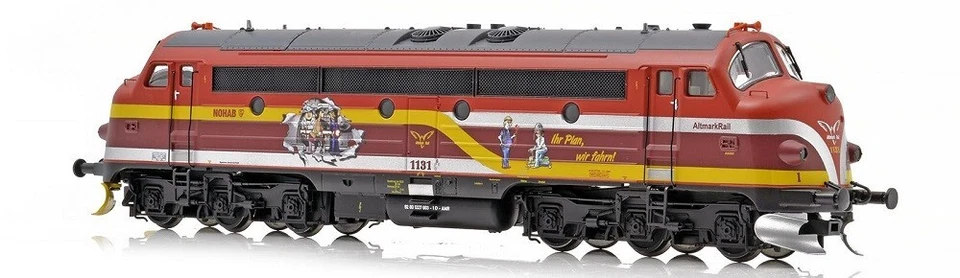 90616 NMJ Diesellok Nohab MY 1131 " Olsenbanden " V2023 AltmarkRail DC ANALOG - Bild 1 von 1