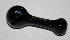 4" BLACK HAWK Glass Tobacco Smoking Glass Pipe w/ built-in screen