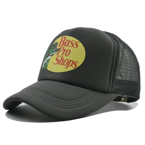 Bass Pro Shops Hat Outdoor Fishing Baseball Trucker Mesh Cap Adjustable SnapBack - Picture 13 of 26