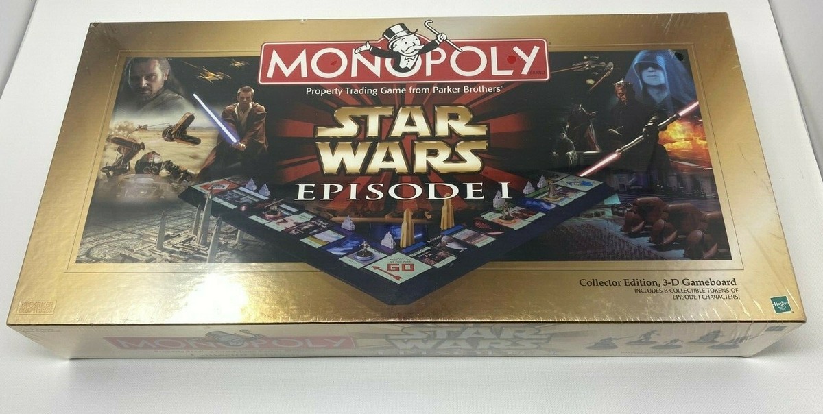 【限定】MONOPOLY  〜STAR WARS  EPISODE Ⅰ 〜 Monopoly Star Wars Episode 1 Collector Edition 3D Game board