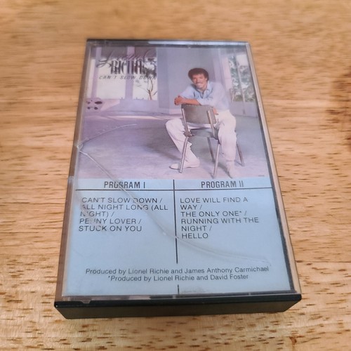 Lionel Richie Can't Slow Down Cassette Tape Motown 1983 - Picture 5 of 10