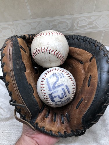 Mizuno GXS-90 Damen Fully Broken In 33" Softball Catchers Mitt Rechtshand Throw - Bild 7 von 18