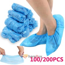100/200 Pcs Shoe Covers Disposable Non Slip Premium Waterproof for Home Hotel US