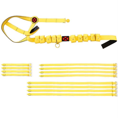 X-men 97 Scott Summers Cyclop Costume Jumpsuit Boysuit With Mask Boots Halloween - Picture 20 of 20