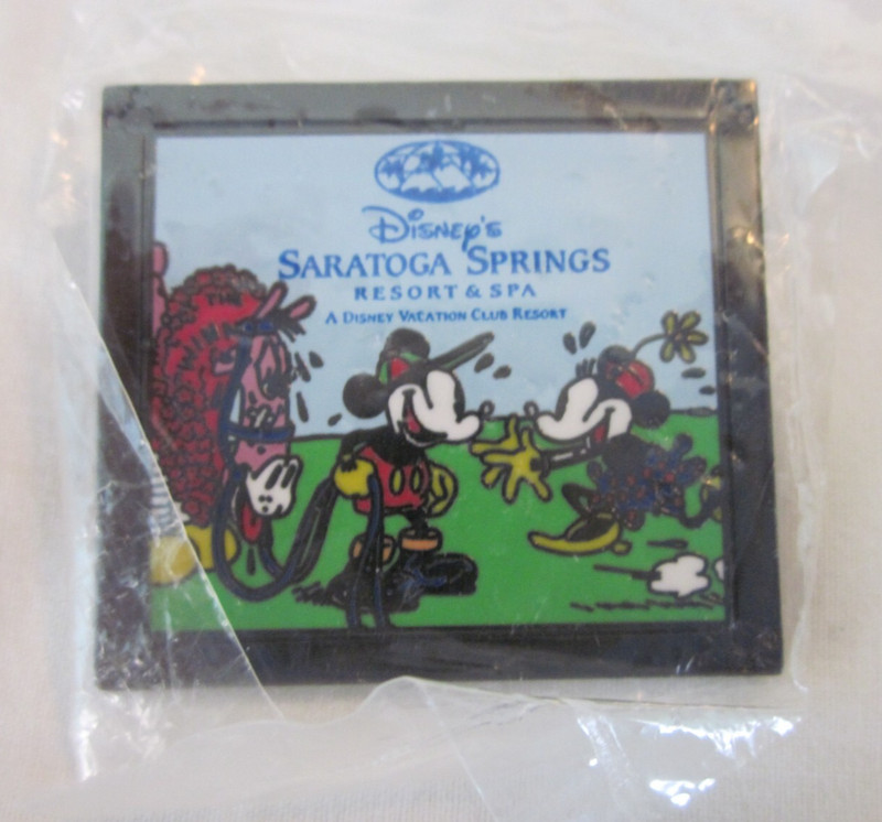 DISNEY VACATION CLUB SARATOGA SPRINGS RESORT AND SPA MICKEY AND MINNIE PIN