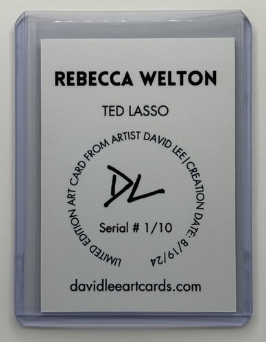 Rebecca Welton Limited Artist Signed “Ted Lasso” Hannah Waddingham Card 1/10 - 第 2/2 張圖片
