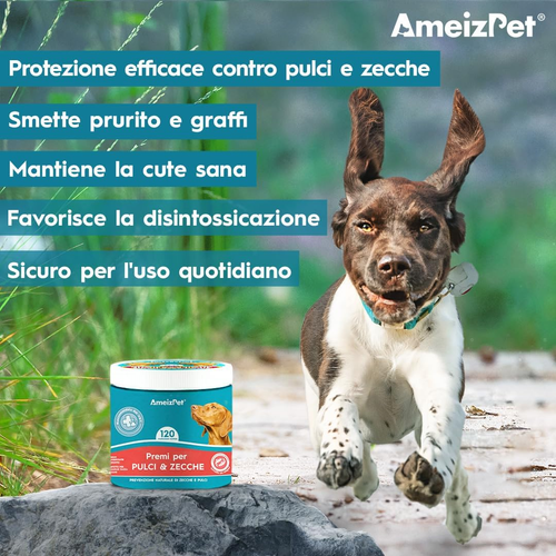 Pastiglie per Cani Antipulci E Zecche, Antipulci per Cani, Compresse Masticabili - Foto 3 di 12