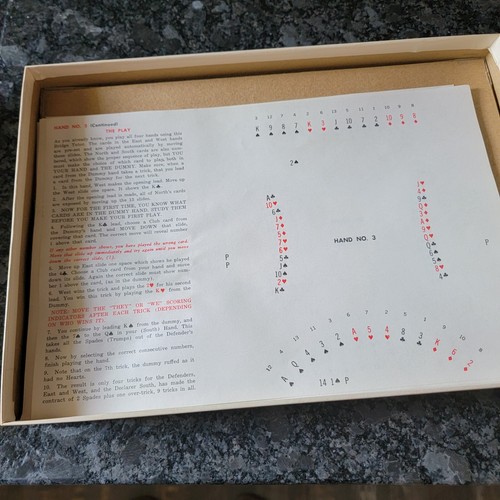 Vintage Goren's Beginners Bridge-Learn how to play bridge By Milton Bradley 1967 - Picture 4 of 4