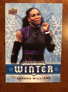 2017 ud winter promo card w8 serena williams ebay ud flyer card