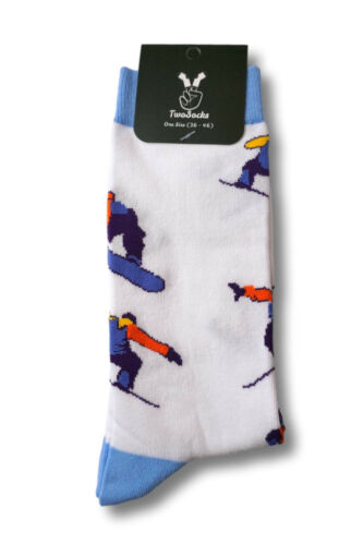 TwoSocks lustige Socken, Weihnachtssocken Damen & Herren Weihnachtsmann Nikolaus - Bild 8 von 65
