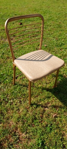 SET Cosco FASHIONFOLD Folding Metal Chair Chairs TABLE MCM Mid Century Modern - Picture 7 of 10