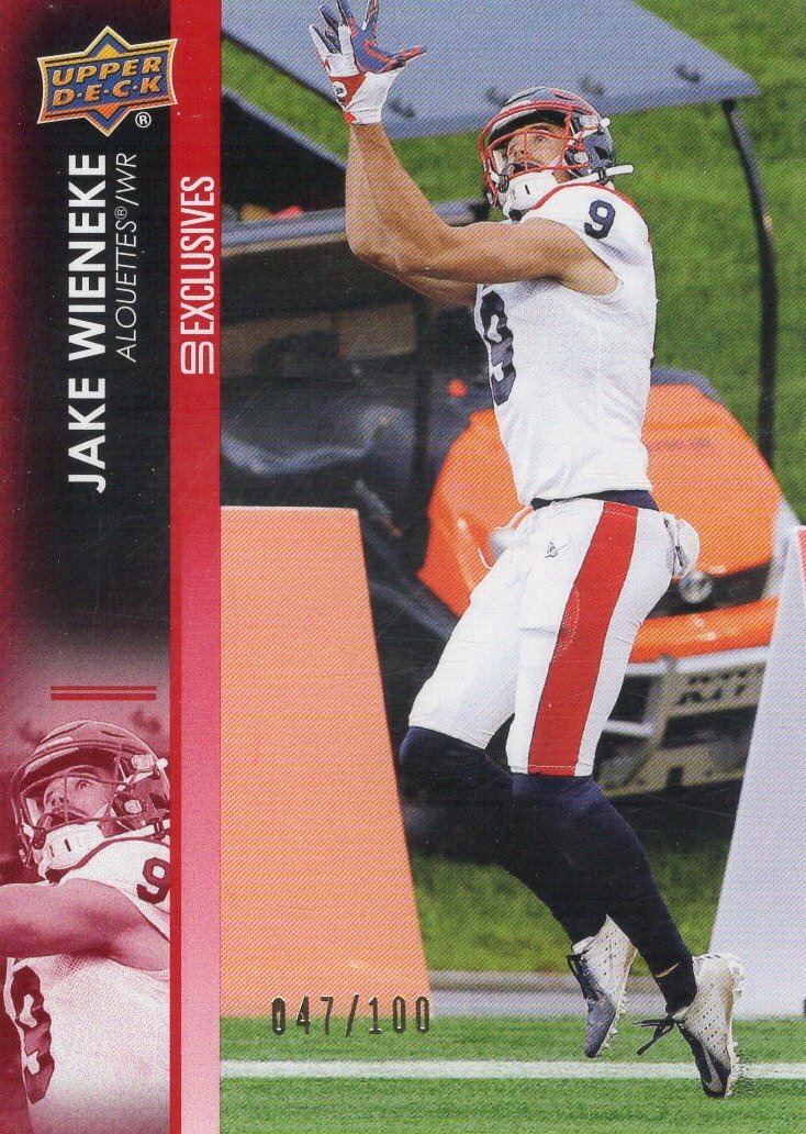 2022 UPPER DECK CFL FOOTBALL EXCLUSIVES xx/100 cards #3-200 *** YOU-Pick*** - Picture 159 of 184
