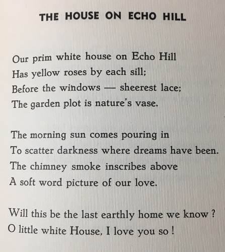 ECHO HILL Vintage First Edition Hardcover Gladys B Marshall POETRY 1949 Signed - Picture 12 of 12