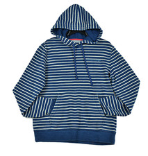 Vineyard Vines Hoodie Men's S Blue Surfside Striped French Terry Pullover NEW